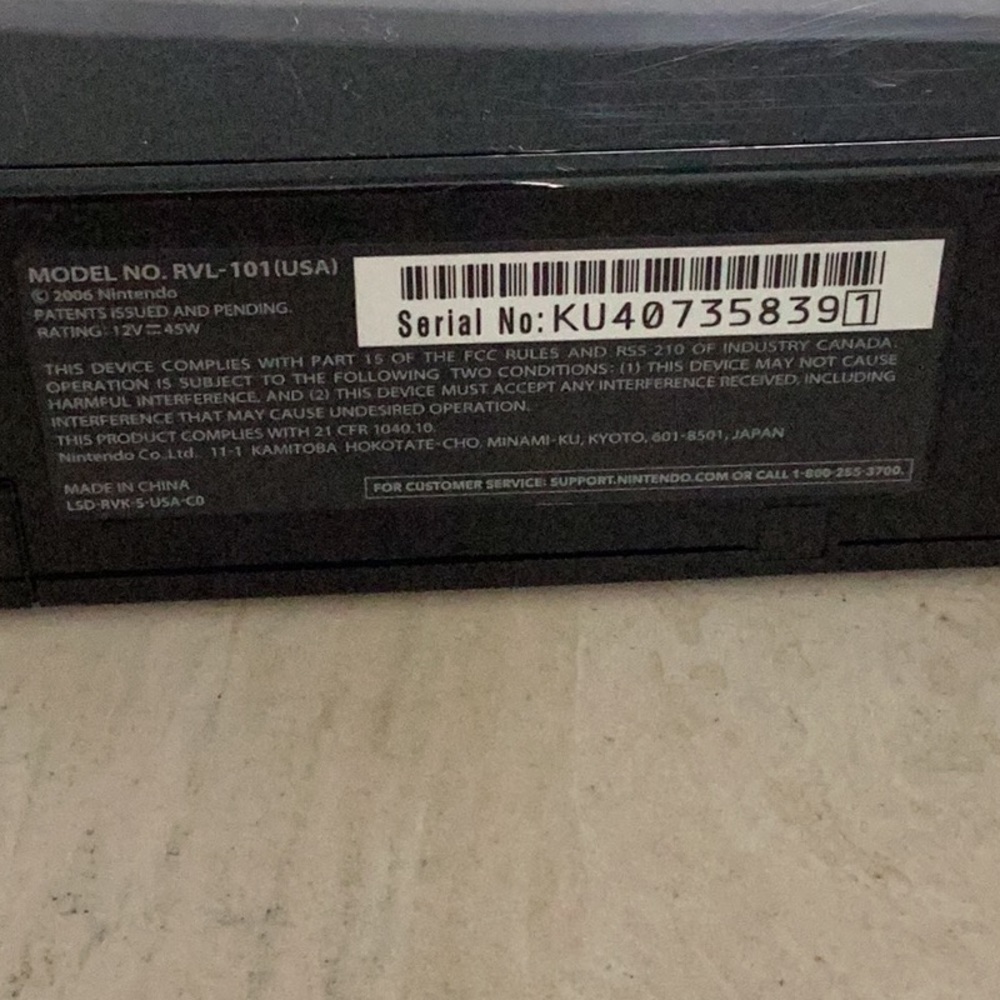 Nintendo Wii Console RVL-101 Console Black & Box - Picture 7 of 15